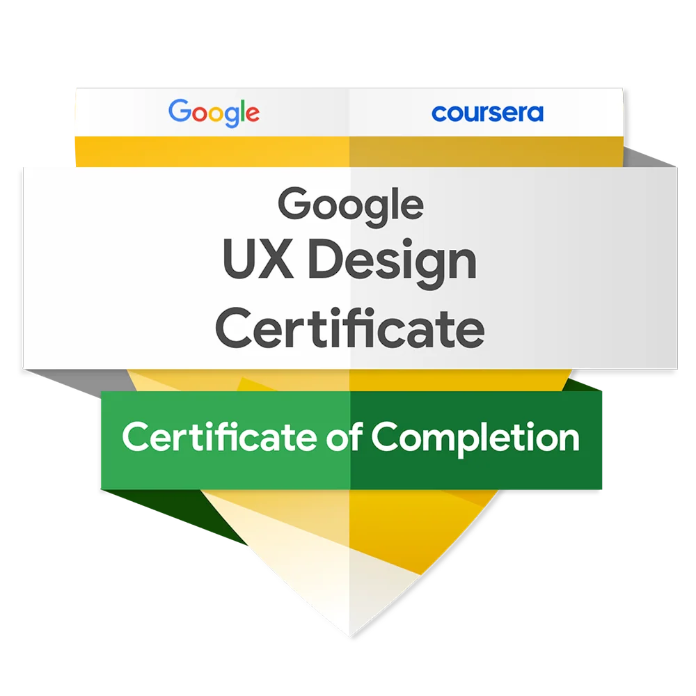 Google UX Design Professional Certificate badge